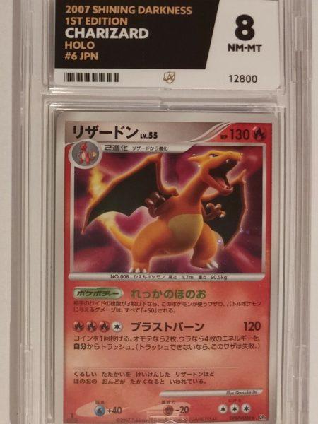 Ace 8 Charizard 1st Edition 3/132 DPBP#006 Secret Wonders JAPANESE Ace Grading Near Mint/ Mint NM/M Condition Possible PSA 9 Pokemon Cards TCG